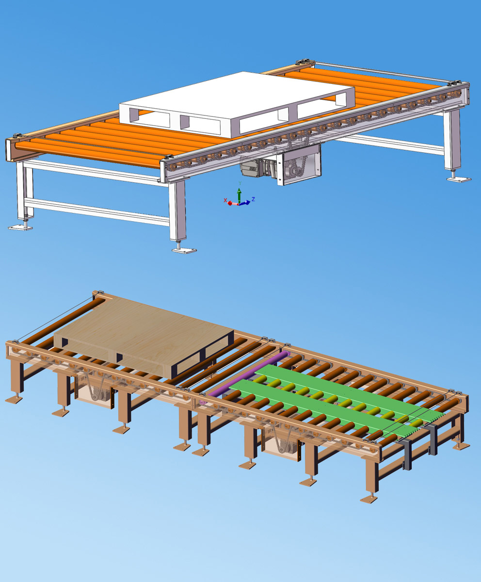 托盘辊筒输送机